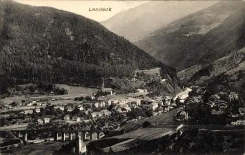 Ak Landeck in Tirol, Gesamtansicht