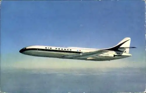 Ak Französisches Passagierflugzeug, Air France, Caravelle