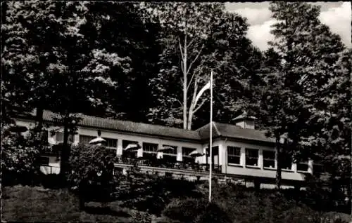 Ak Bodenwerder an der Weser, Münchhausen Berggarten