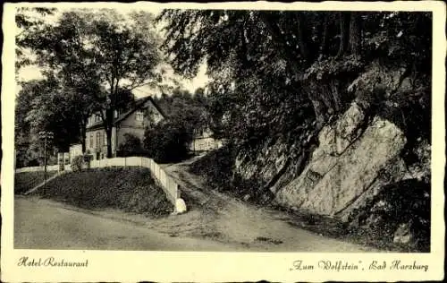 Ak Bad Harzburg am Harz, Waldgaststätte Zum Wolfstein