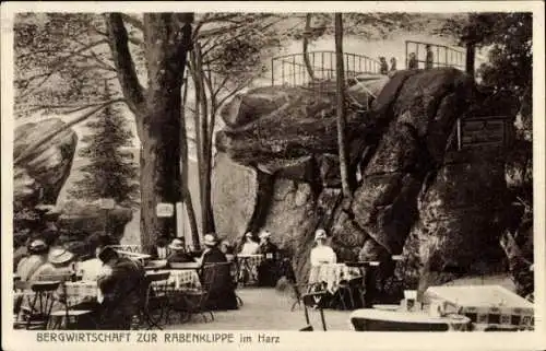 Ak Bad Harzburg am Harz, Schimmerwald, Rabenklippe, Bergwirtschaft