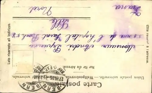 Ak Kanton Bern, Frau in Volkstracht