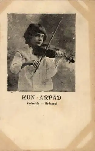 Ak-Geiger Kun Arpad, Porträt