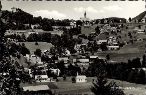 Ak Weißach Oberstaufen im Allgäu, Gesamtansicht