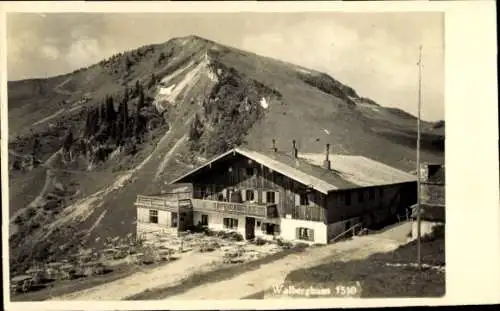 Ak Rottach Egern in Oberbayern, Wallberg, Unterkunftshaus Wallberg