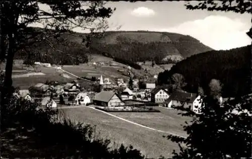 Ak Obertal Baiersbronn im Schwarzwald, Gesamtansicht