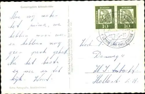 Ak Altenahr im Ahrtal, Campingplatz