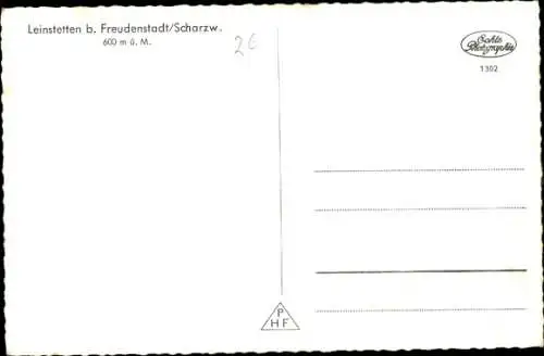 Ak Leinstetten Dornhan im Schwarzwald, Gesamtansicht