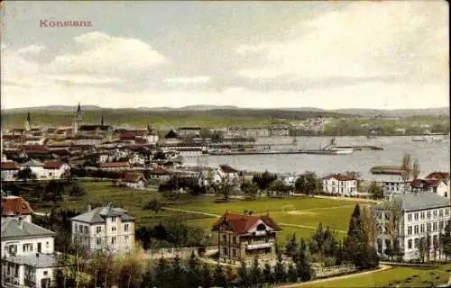 Ak Konstanz am Bodensee, Gesamtansicht