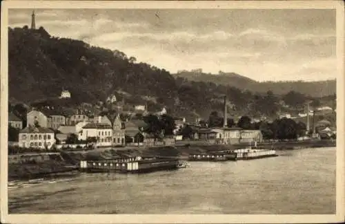 Ak Trier an der Mosel, linkes Moselufer, Anlegestellen