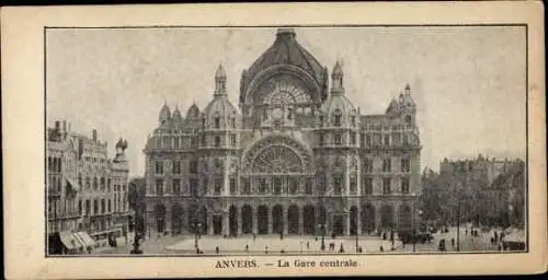 Ak Antwerpen Antwerpen Flandern, Hauptbahnhof