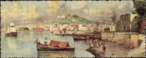 Mini Ak Napoli Neapel Campania, Panorama dal Mare