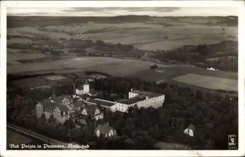 Ak Polczyn Zdrój Bad Polzin Pommern, Fliegeraufnahme, Kaiserbad