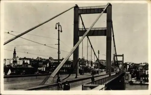 Foto Ak Beograd Belgrad Serbien, Brücke