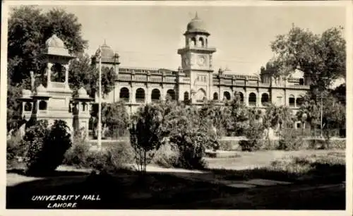 Ak Lahore Pakistan, Universitätshalle