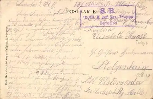 Ak Beverloo Beverlo Beringen Flandern Limburg, Infanteriekaserne