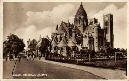 Ak Haarlem Nordholland Niederlande, Kathedrale St. Bavo