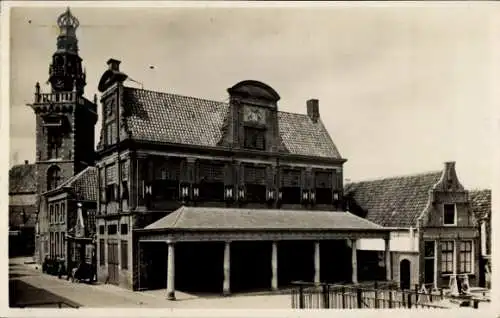 Ak Monnikendam Waterland Nordholland Niederlande, Waag, Speeltoren