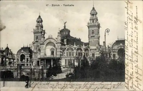 Ak Zürich Stadt Schweiz, Tonhalle