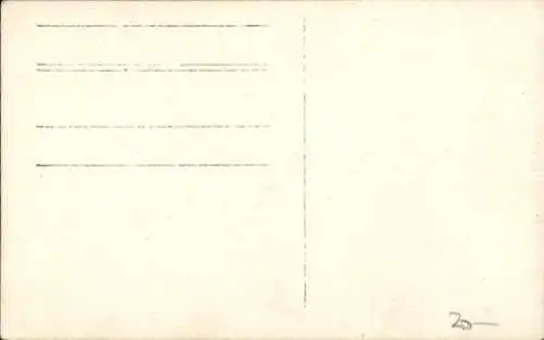 Foto Ak Frauenakt, sitzend