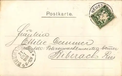 Ak Neustadt an der Haardt Neustadt an der Weinstraße, Gesamtansicht