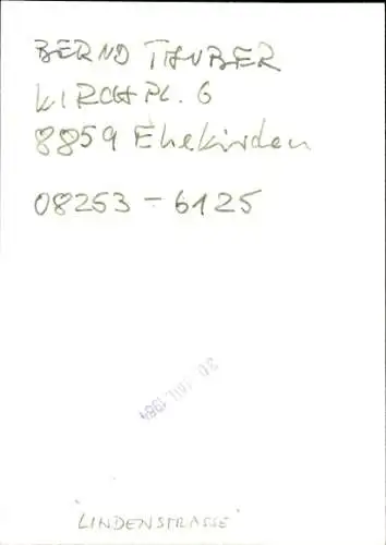 Ak Schauspieler Bernd Tauber, Portrait, Autogramm