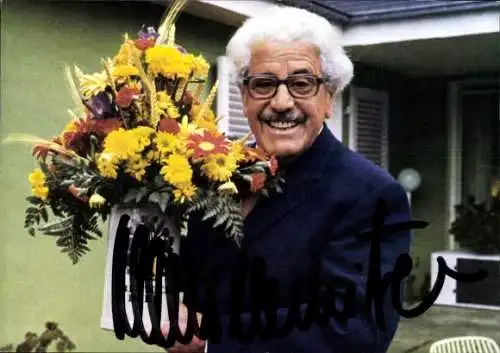 Ak Schauspieler Willy Millowitsch, Autogramm, Portrait