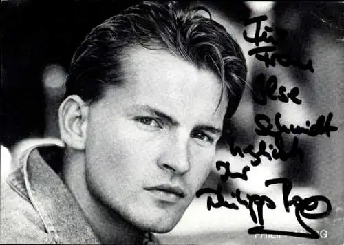 Ak Schauspieler Philipp Moog, Portrait, Autogramm