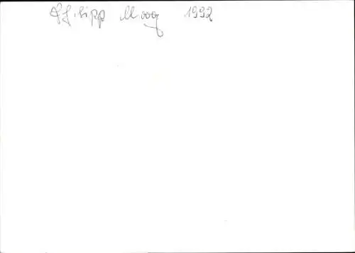 Ak Schauspieler Philipp Moog, Portrait, Autogramm