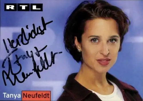 Ak Schauspielerin Tanya Neufeldt, Portrait, Autogramm