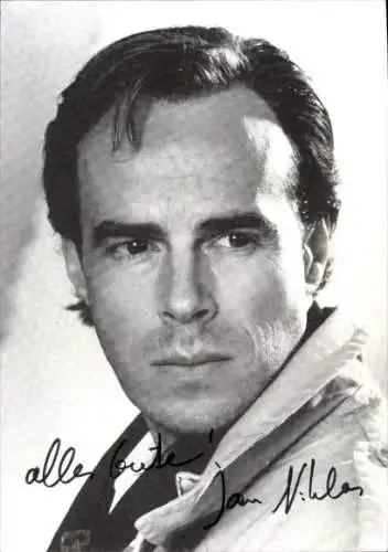 Ak Schauspieler Jan Niklas, Portrait, Autogramm