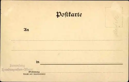 Ak Hamburg Mitte St. Georg, Alsterlust, Bootsanlegestelle