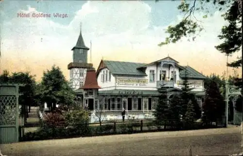 Ak Hamburg Harburg, Hotel Goldene Wiege