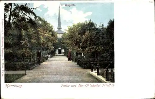 Ak Hamburg Nord Ohlsdorf, Ohlsdorfer Friedhof, 2. Kapelle