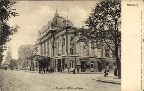 Ak Hamburg Mitte St. Georg, Deutsches Schauspielhaus