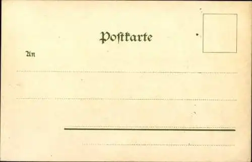 Litho Hamburg Bergedorf Vierlanden, Brautpaar in Tracht, Bahlmanns Etablissement Zollenspieker