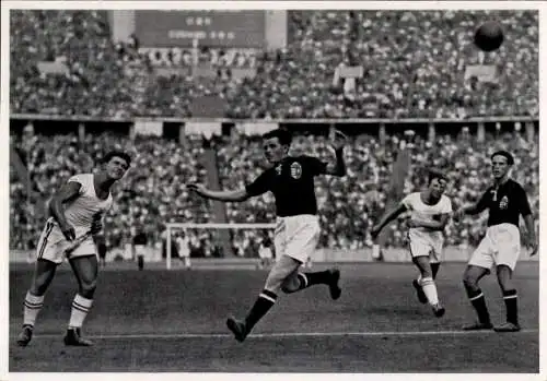 Sammelbild Olympia 1936, Handball, Österreich gegen Ungarn