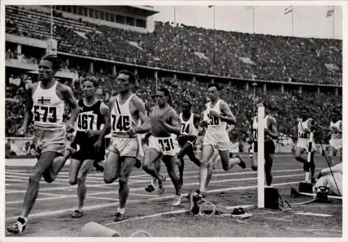 Sammelbild Olympia 1936, 1500m Lauf, Jack Lovelock