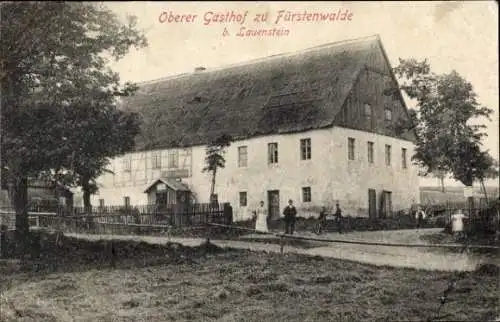 Ak Müglitz Lauenstein im Müglitztal Altenberg, Oberer Gasthof zu Fürstenwalde