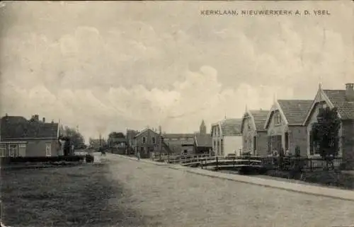 Ak Nieuwerkerk aan den IJssel Südholland, Kerklaan