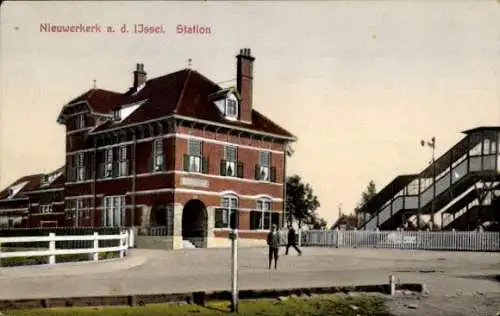 Ak Nieuwerkerk aan den IJssel Südholland, Bahnhof