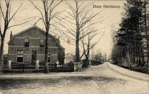 Ak Harskamp Gelderland Niederlande, Straße, Wohnhaus