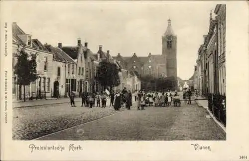 Ak Vianen Utrecht Niederlande, Protestantische Kirche