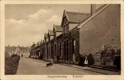 Ak Zutphen Gelderland, Zaagmolenweg