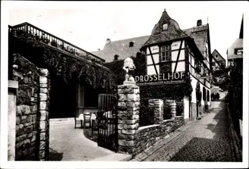 Ak Rüdesheim am Rhein, Drosselhof