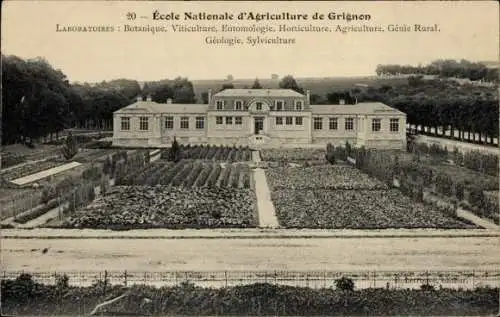 Ak Thiverval Grignon Yvelines, École Nationale d'Agriculture, Laboratoires Botanique, Viticulture