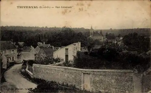 Ak Thiverval Grignon Yvelines, Gesamtansicht