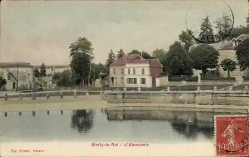 Ak Marly le Roi Yvelines, L'Abreuvoir