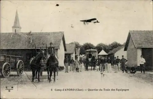 Ak Avor Avord Cher, Quartier du Train des Quipages