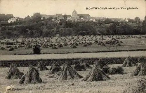 Ak Monthyon Seine et Marne, Panorama